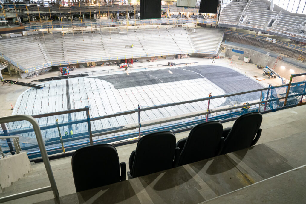 Symetra First Shift: Initial Seats Installed at Climate Pledge Arena